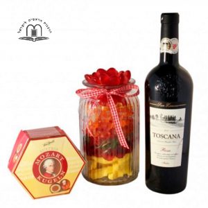 Candy Jar with Red Wine – Sweet Bouquet