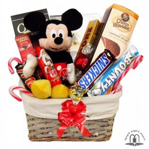 Christmas Gift Basket With Mickey Mouse To Israel