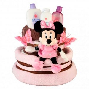 Minnie Mouse Diaper Nappy Cake