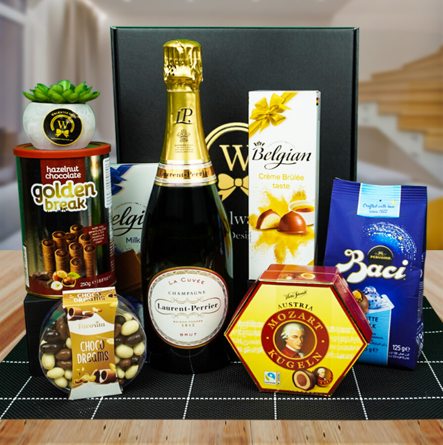 Walwater Gift Israel Gracious Champagne Gift Box