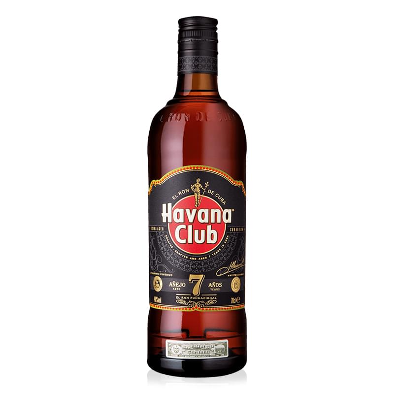 Havana Club 7 Year Old Rum 700ml Walwater Gifts Israel